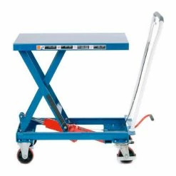 Global Industrial Mobile Single Scissor Lift Table, 32" x 19" Platform, 550 Lb.Capacity 24 Global Industrial Mobile Single Scissor Lift Table, 32" x 19" Platform, 550 Lb.Capacity -Lift Tables store 168074 03