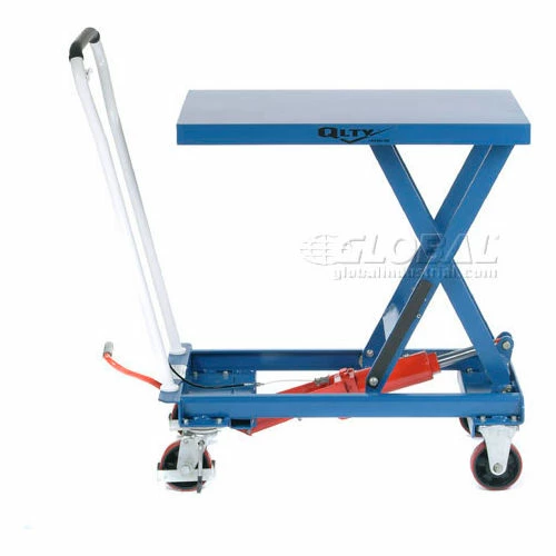 Global Industrial Mobile Single Scissor Lift Table, 32" x 19" Platform, 550 Lb.Capacity 16 Global Industrial Mobile Single Scissor Lift Table, 32" x 19" Platform, 550 Lb.Capacity - Image 16