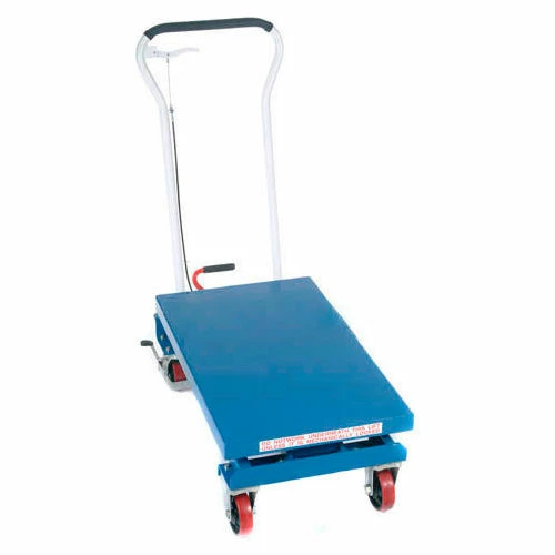 Global Industrial Mobile Single Scissor Lift Table, 32" x 19" Platform, 550 Lb.Capacity 11 Global Industrial Mobile Single Scissor Lift Table, 32" x 19" Platform, 550 Lb.Capacity - Image 11