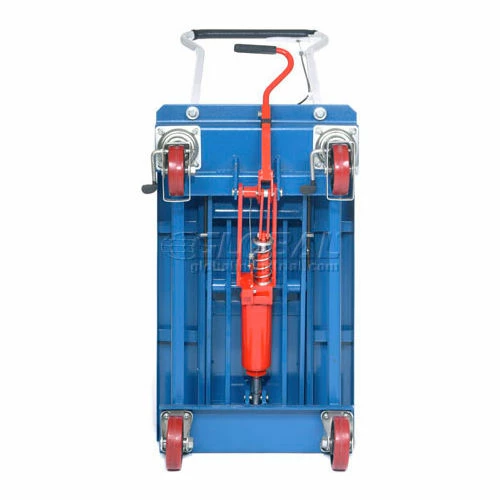 Global Industrial Mobile Single Scissor Lift Table, 32" x 19" Platform, 550 Lb.Capacity 4 Global Industrial Mobile Single Scissor Lift Table, 32" x 19" Platform, 550 Lb.Capacity - Image 4