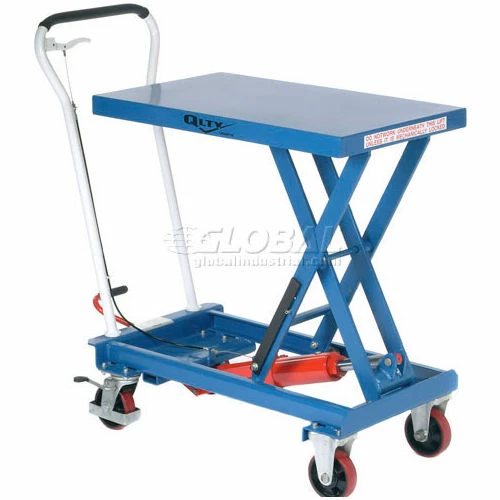 Global Industrial Mobile Single Scissor Lift Table, 32" x 19" Platform, 550 Lb.Capacity 13 Global Industrial Mobile Single Scissor Lift Table, 32" x 19" Platform, 550 Lb.Capacity - Image 13
