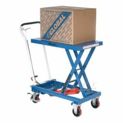 Global Industrial Mobile Single Scissor Lift Table, 32" x 19" Platform, 550 Lb.Capacity 35 Global Industrial Mobile Single Scissor Lift Table, 32" x 19" Platform, 550 Lb.Capacity -Lift Tables store 168074 36