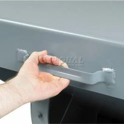 Hinged Lid for 3/4 Cu. Yd. Global Industrial™ Self-Dumping Hopper, Gray -Lift Tables store 238405GY 31 4