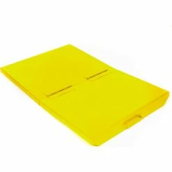 Hinged Lid for 1/2 Cu. Yd. Global Industrial™ Self-Dumping Hopper, Yellow