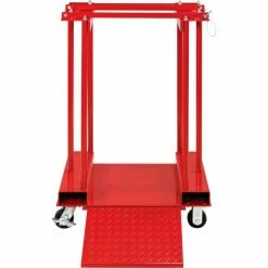 Global Industrial™ Forkliftable Cylinder Storage Caddy, Mobile For 4 Cylinders -Lift Tables store 270217C 06