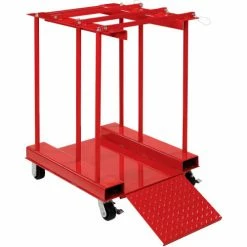 Global Industrial™ Forkliftable Cylinder Storage Caddy, Mobile For 6 Cylinders -Lift Tables store 270218C 03