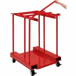 Global Industrial™ Forkliftable Cylinder Storage Caddy, Mobile For 6 Cylinders -Lift Tables store 270218C 05