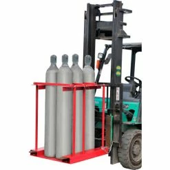 Global Industrial™ Forkliftable Cylinder storage Caddy, Stationary For 6 Cylinders -Lift Tables store 270218 02