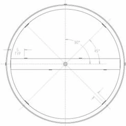 Solid Carousel Top 80004671 for PrestoLifts™ P3-AA Pallet Positioner (Factory Installed)