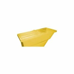 Hinged Lid for 1-7/10 Cu. Yd., Plastic Self-Dumping Hopper, Yellow