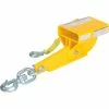 Vestil Auto-Tension Swivel Hook Single Fork Forklift Hook Attachment, 4000 Lbs. Capacity,