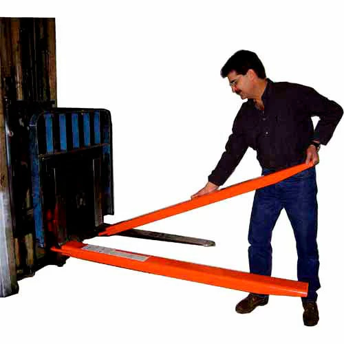 Wesco® Forklift Fork Extensions 272561 72"L for 5"W Fork - Pair 1 Wesco® Forklift Fork Extensions 272561 72"L for 5"W Fork - Pair