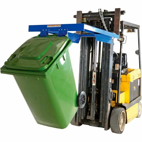 Vestil Forklift Mounted Trash Can Dumper TCD-FM-E 500 Lb. Cap. 1 Vestil Forklift Mounted Trash Can Dumper TCD-FM-E 500 Lb. Cap.