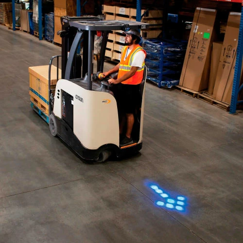 Global Industrial Forklift Blue Arrow Light with Flash 4 Global Industrial Forklift Blue Arrow Light with Flash - Image 4
