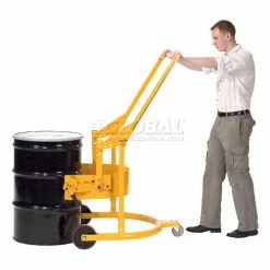 Global Industrial™ Mobile Drum Carrier for 55 Gallon Steel Drums - 800 Lb. Capacity -Lift Tables store 952800 17