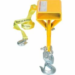 Vestil Auto-Tension Swivel Hook Single Fork Forklift Hook Attachment, 4000 Lbs. Capacity, -Lift Tables store 986557B
