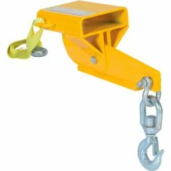 Vestil Auto-Tension Swivel Hook Single Fork Forklift Hook Attachment, 4000 Lbs. Capacity, -Lift Tables store 986557C