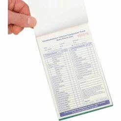 Replacement Checklist 70-1075 for Ideal Warehouse Propane Counterbalance Forklift Checklist Caddy -Lift Tables store 986893 02