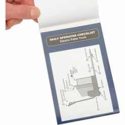 Replacement Checklist 70-1078 for Ideal Warehouse Electric Pallet Truck Checklist Caddy -Lift Tables store 986896 03