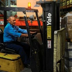 Global Industrial High-Profile Amber LED Permanent Mount Forklift Strobe Light 12 to 110 Volts -Lift Tables store 988915 02