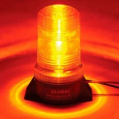 Global Industrial High-Profile Amber LED Permanent Mount Forklift Strobe Light 12 to 110 Volts -Lift Tables store 988915 04