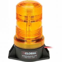 Global Industrial (2) Forklift LED Pedestrian Warning Light + (1) LED Amber Strobe Light Combo -Lift Tables store 988938B