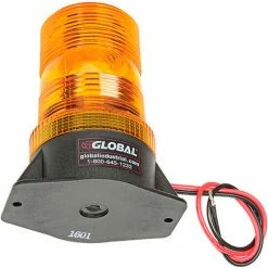 Global Industrial (2) Forklift LED Pedestrian Warning Light + (1) LED Amber Strobe Light Combo -Lift Tables store 988938H