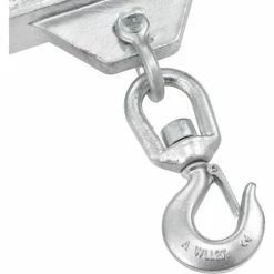 Global Industrial Swivel Hook Double Fork Forklift Hook Attachment, 4000 Lbs. Cap. -Lift Tables store 988985 05