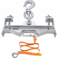 Global Industrial Swivel Hook Double Fork Forklift Hook Attachment, 10000 Lbs. Cap. -Lift Tables store 988986 04