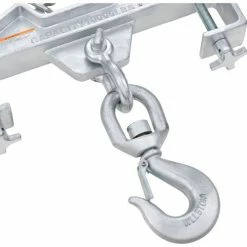 Global Industrial Swivel Hook Double Fork Forklift Hook Attachment, 10000 Lbs. Cap. -Lift Tables store 988986 06