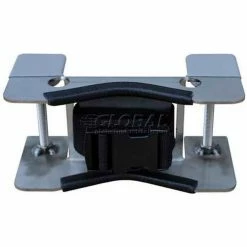 Justrite Stainless Steel Bench Mount Bracket, 8"W x 4-1/4"D x 4-1/4"H, 1 Cylinder Capacity