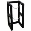 Justrite Cylinder Tube Rack, 1 Wide x 1 Deep, 16"W x 16"D x 30"H, 1 Cylinder Cap.