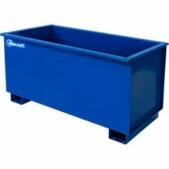 Steel Forklift Mortar Tub, 11 Cu. Yd. Cap., Blue