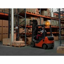 Ideal Warehouse SkyBolt Low Profile LED DC Strobe Light 12-36 Volts 70-1035 Magnetic Mount - Amber -Lift Tables store IIN 70 1035 B