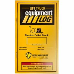 Replacement Log Book 70-1065-3-CP for Ideal Warehouse Electric Pallet Truck Log - Pack of 4