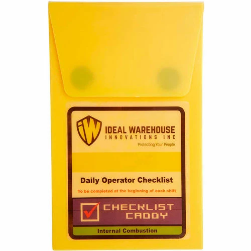 Ideal Warehouse Propane Counterbalance Forklift Checklist Caddy 70-1070 1 Ideal Warehouse Propane Counterbalance Forklift Checklist Caddy 70-1070