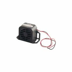 TVH Parts Safe-T-Alert® STA21502W 2100 Series Back-Up Alarm - 97DB - 12-24 Volts - Wire Leads