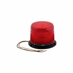 TVH Parts Meteorlite™ 22050 Low-Profile Strobe Light SY22050L-R - 12-48 Volts - Permanent Mount - Red