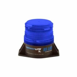 TVH Parts Meteorlite™ 55 Low-Profile Strobe Light - 12-80V - Permanent Mount - Blue - SY361005L-B-LED