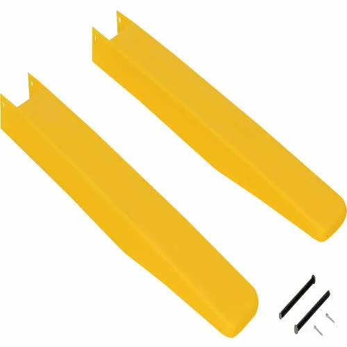 Vestil Fork Blade Protectors for 36" Forks Polyethylene - Yellow 2 Vestil Fork Blade Protectors for 36" Forks Polyethylene - Yellow - Image 2